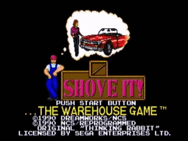 Shove it! The Warehouse Game Title Screen